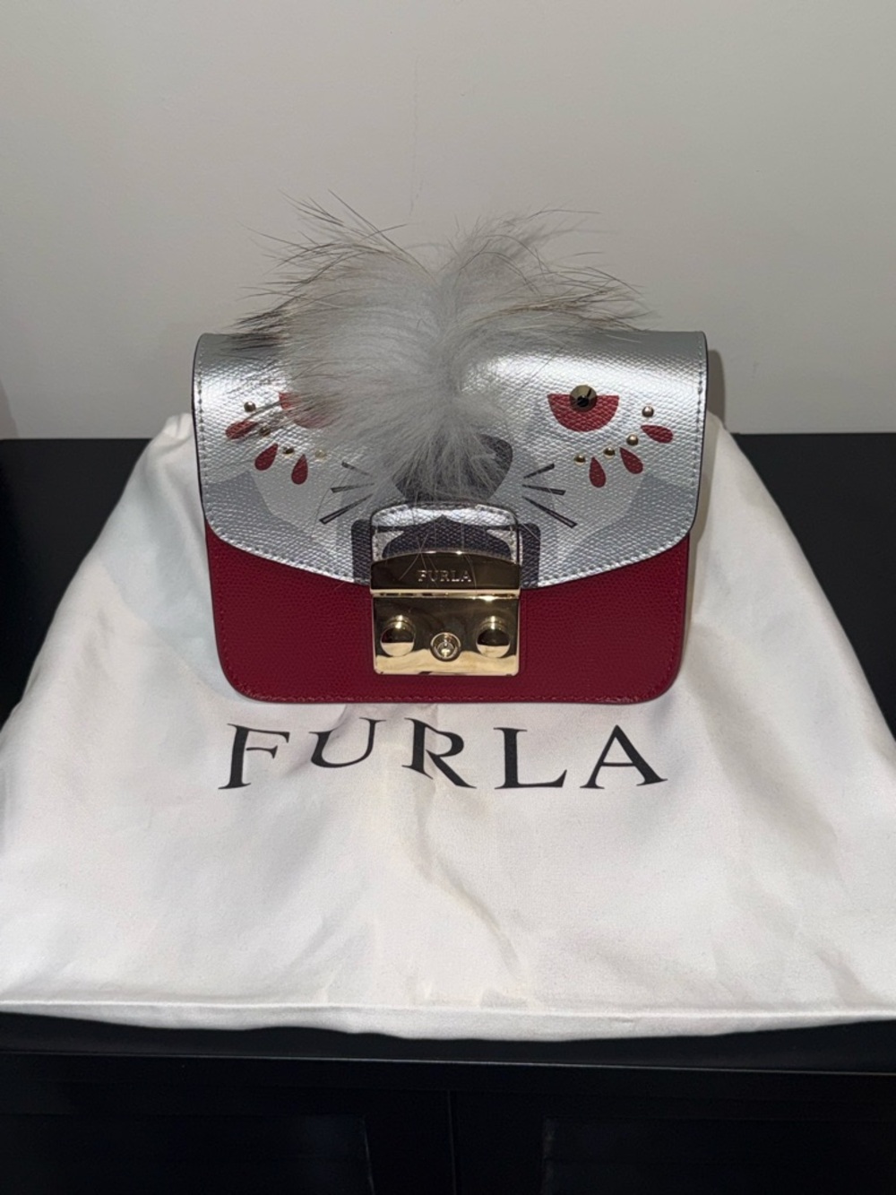 Furla Metropolis Leather Cross Body Bag